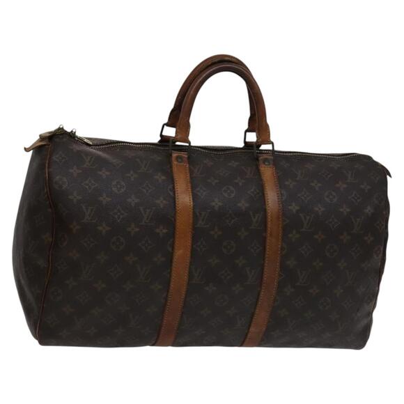 LOUIS VUITTON Monogram Keepall 50 Boston Bag M41426 - Picture 1 of 16